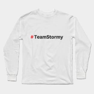 TeamStormmy - Bold & Powerful Graphic Design Long Sleeve T-Shirt